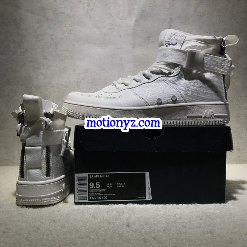 Nk SF Air Force 1 Mid QS White